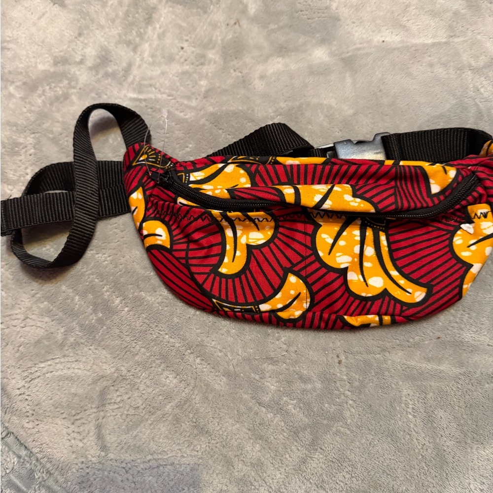Handmade‎ African Print Fanny Pack Ankara Wax Fabric Waist Bag